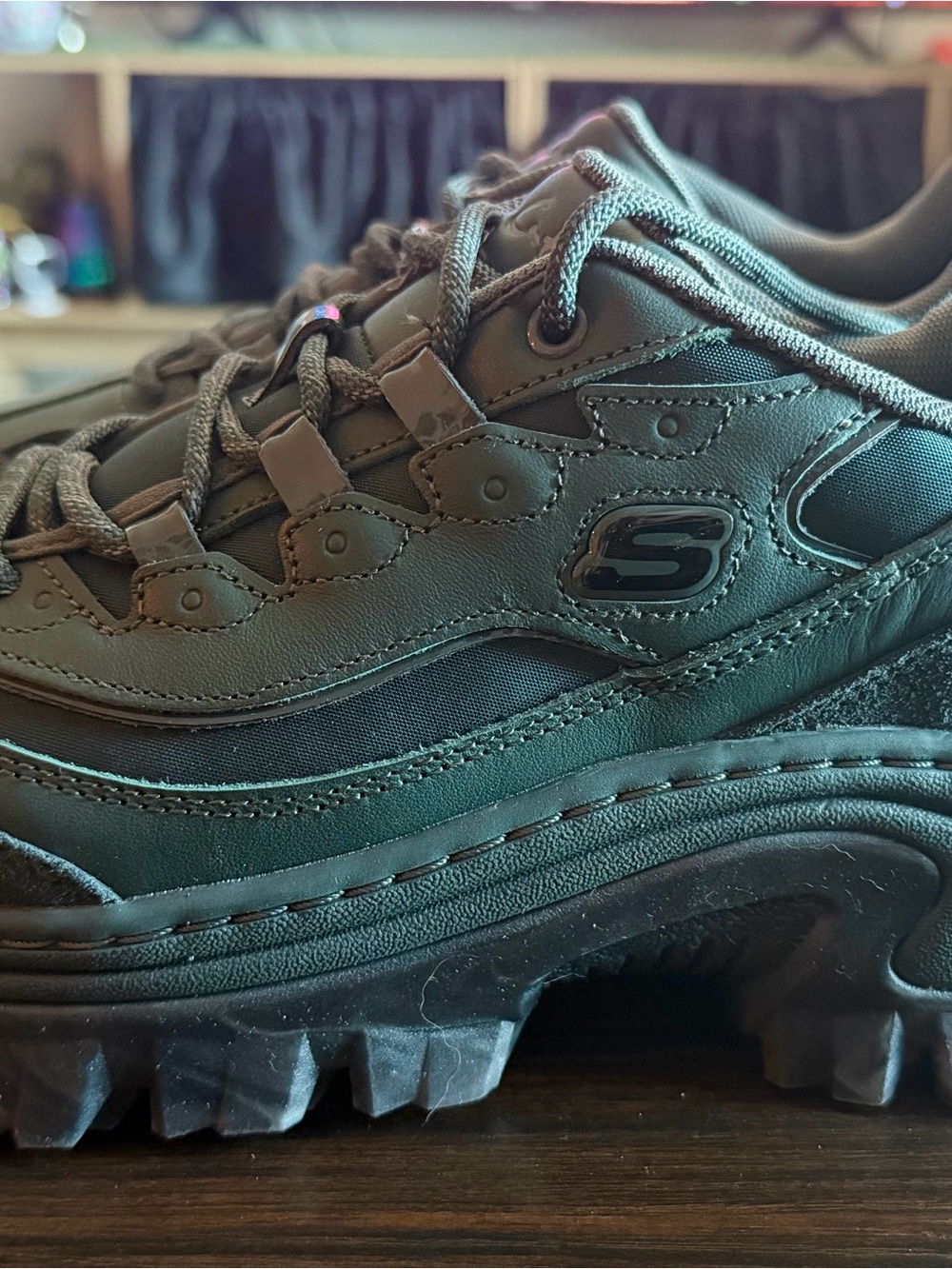 NEW Skechers x Doja Cat HI-RYZE Doja’Lite Premium Olive Green Platform Sneakers